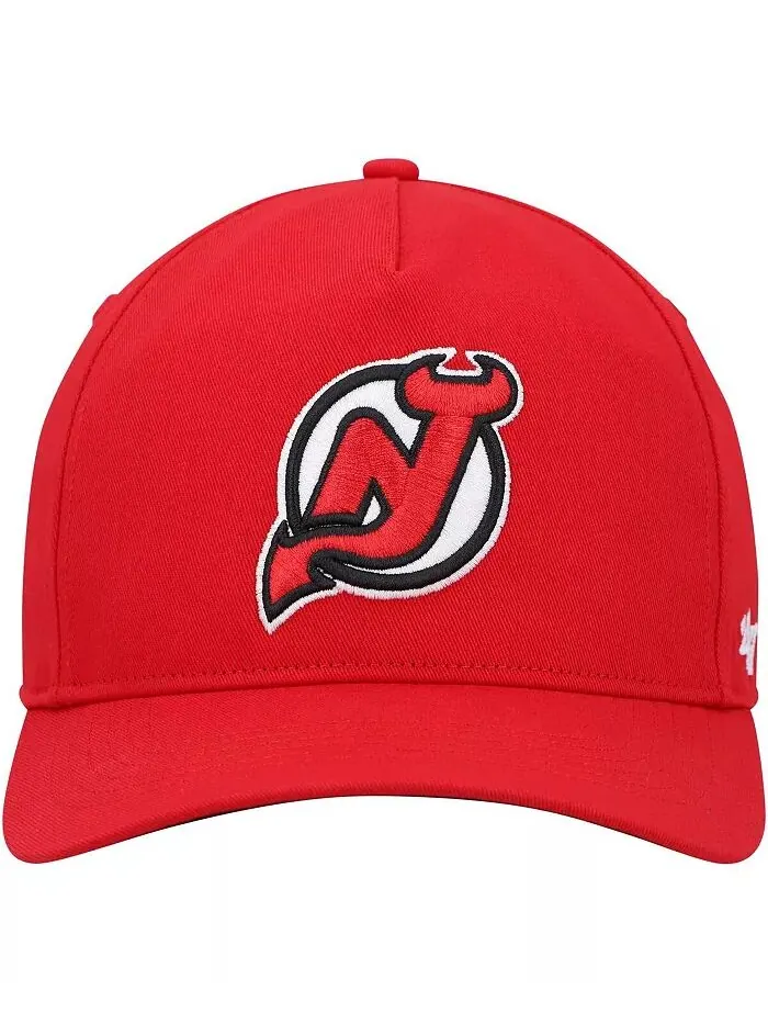 Мужская красная бейсболка New Jersey Devils Primary Hitch Snapback '47 Brand — изображение 2 из 2