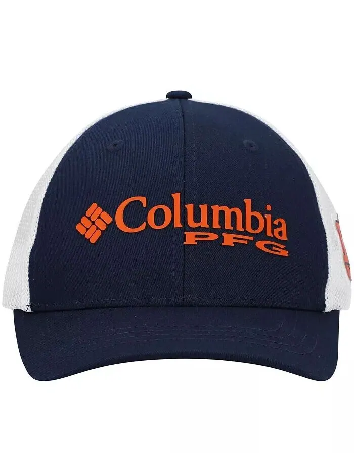 Кепка-кепка с застежкой-молнией для мальчиков Navy Auburn Tigers Collegiate PFG Flex Columbia — изображение 2 из 2