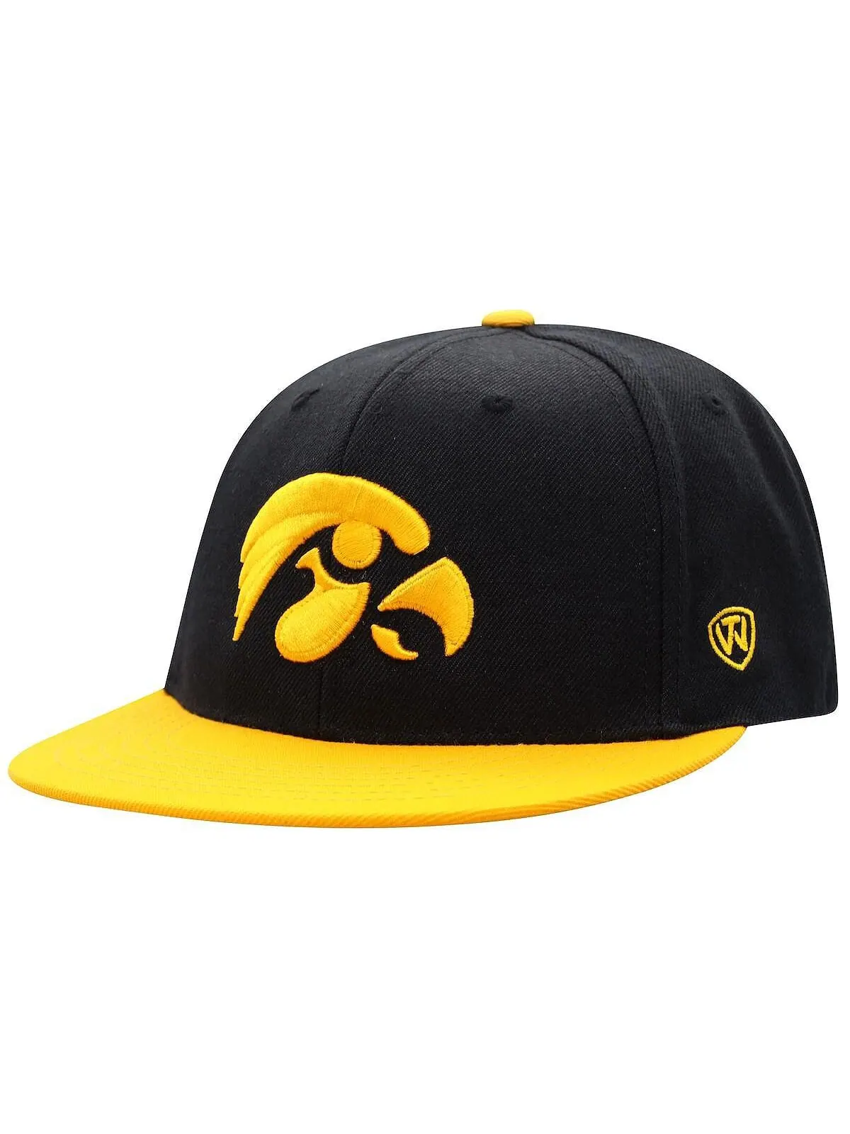 Мужская двухцветная приталенная шляпа черного и золотого цвета Iowa Hawkeyes Team Color Top of the — изображение 1 из 4