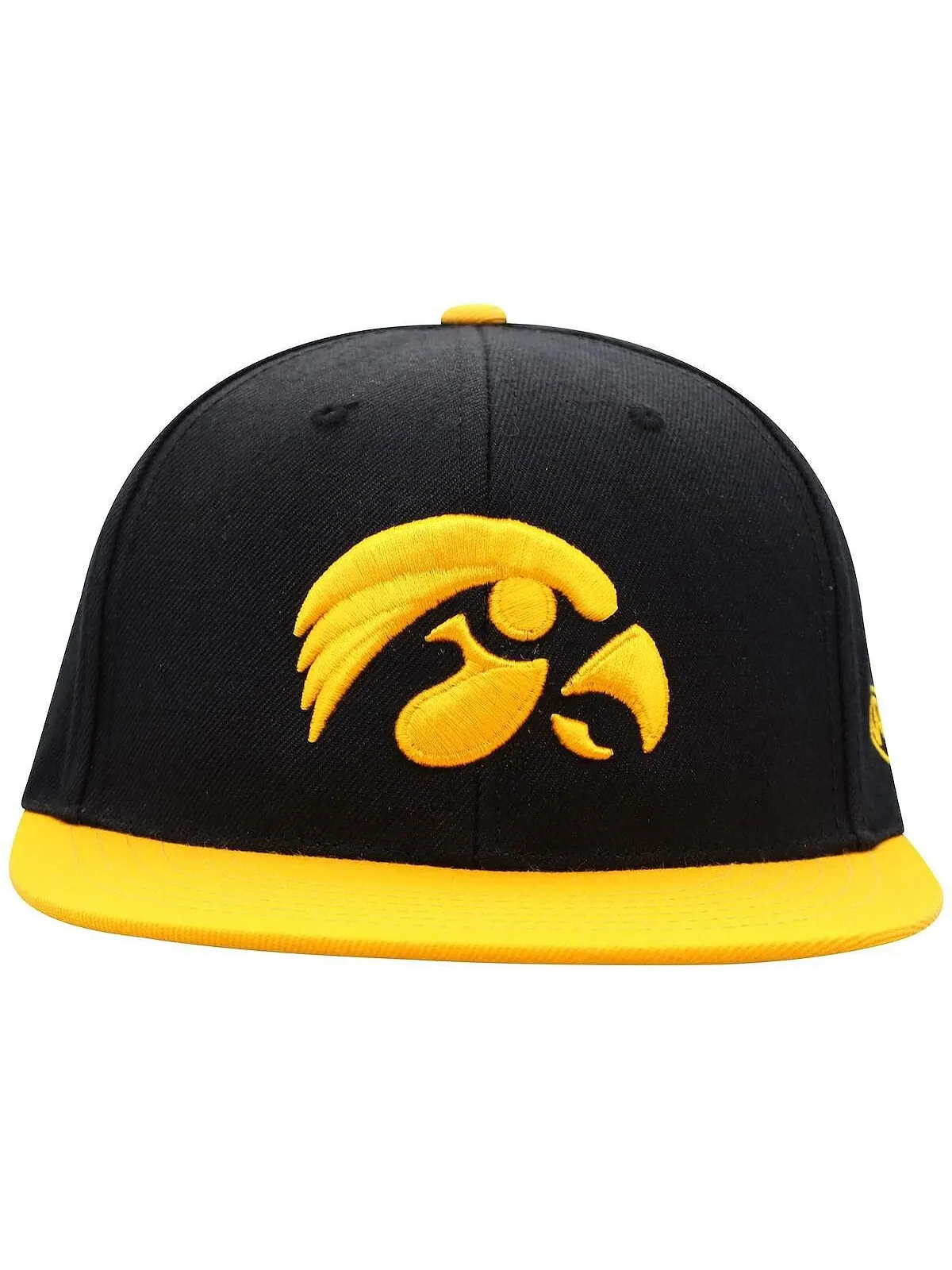 Мужская двухцветная приталенная шляпа черного и золотого цвета Iowa Hawkeyes Team Color Top of the — изображение 2 из 4