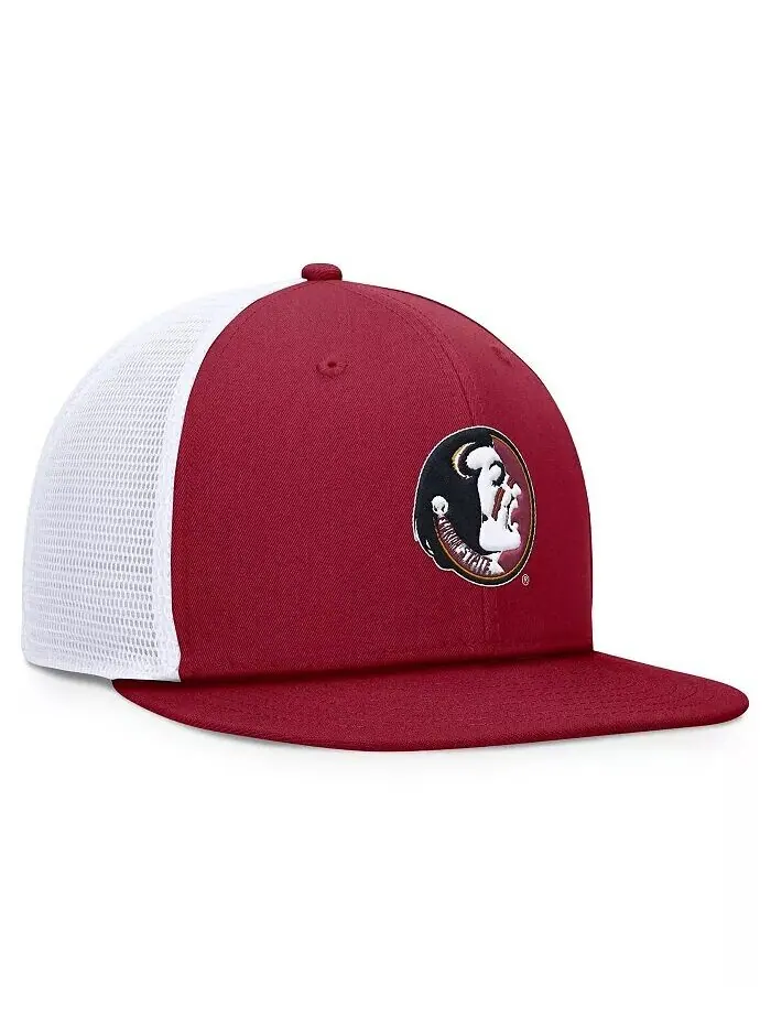 Мужская кепка Snapback цвета гранат/белый Florida State Seminoles Legacy Pro Nike — изображение 2 из 4