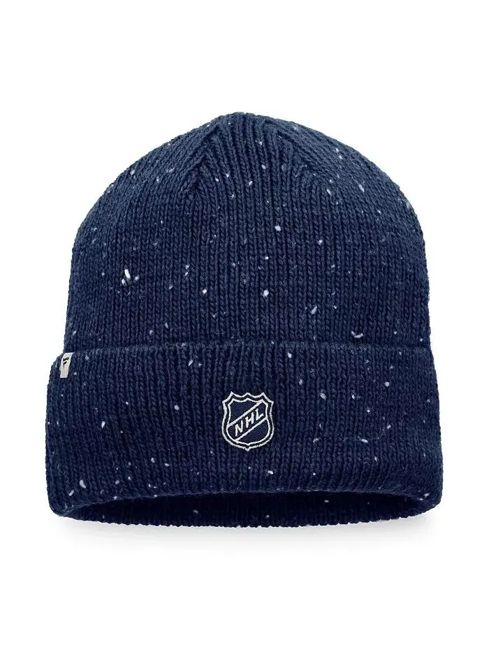Мужская темно-синяя вязаная шапка Seattle Kraken Authentic Pro Rink Pinnacle с манжетами Fanatics — изображение 2 из 2
