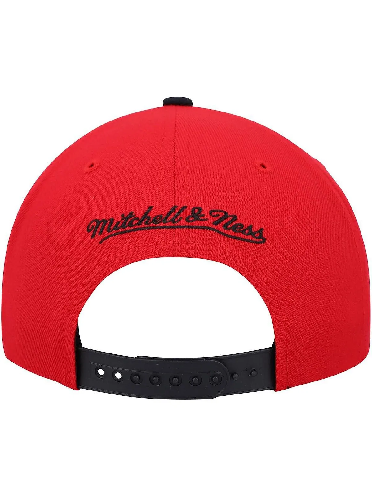 Мужская черно-белая бейсболка Chicago Bulls Day One Snapback Mitchell & Ness — изображение 4 из 4, черный белый