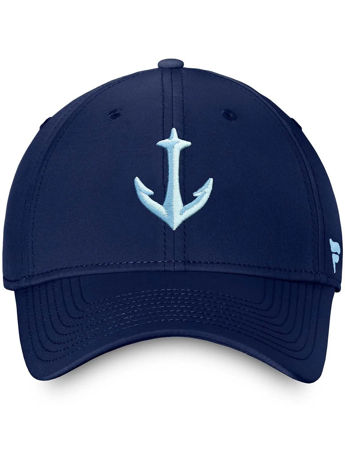 Мужская шляпа с гибким логотипом Deep Sea темно-синего цвета Seattle Kraken Secondary Fanatics — изображение 2 из 4