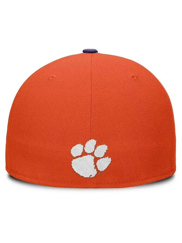 Мужская оранжево-фиолетовая двухцветная бейсболка Primetime Performance Clemson Tigers Nike — изображение 3 из 4