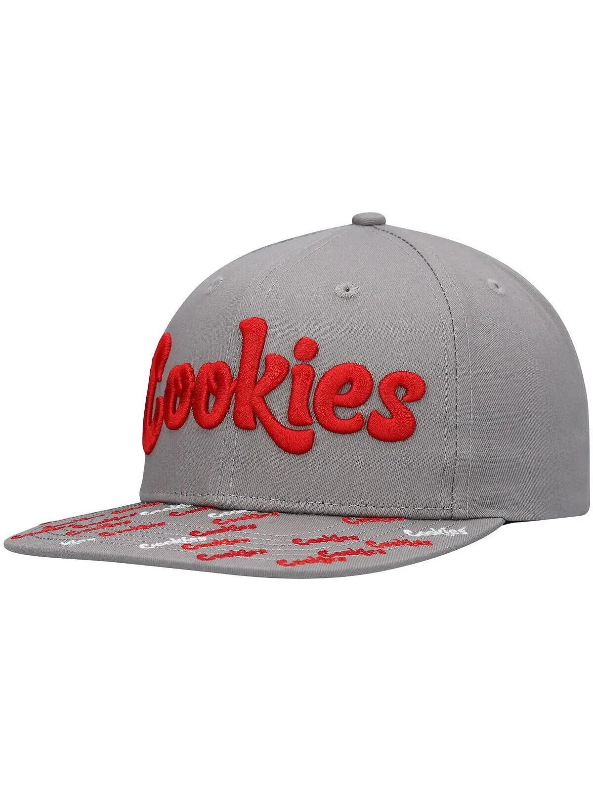 Мужская серая шляпа Snapback с тройным лучом Cookies