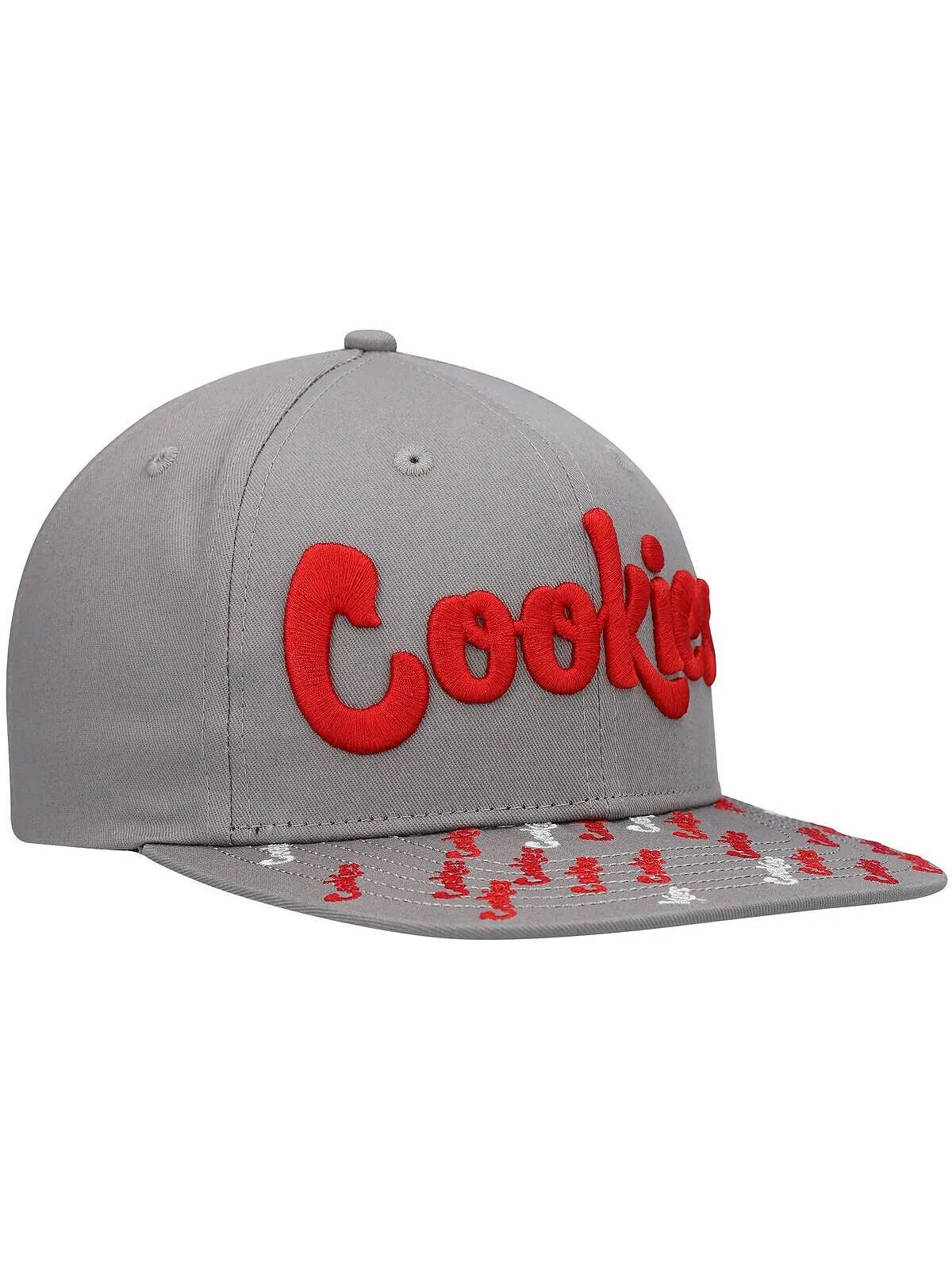 Мужская серая шляпа Snapback с тройным лучом Cookies — изображение 3 из 4, серый