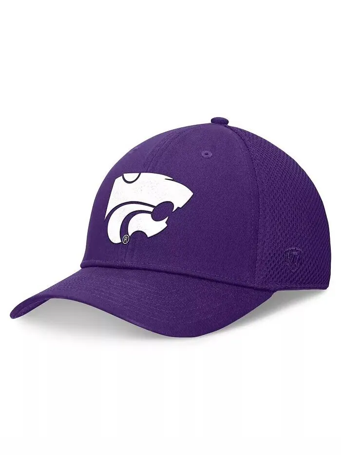 Мужская фиолетовая кепка Kansas State Wildcats Spacer Flex Top of the World — изображение 1 из 4