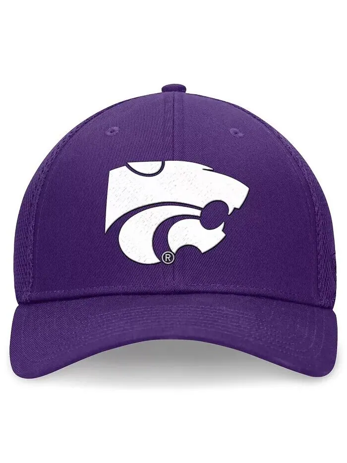 Мужская фиолетовая кепка Kansas State Wildcats Spacer Flex Top of the World — изображение 2 из 4