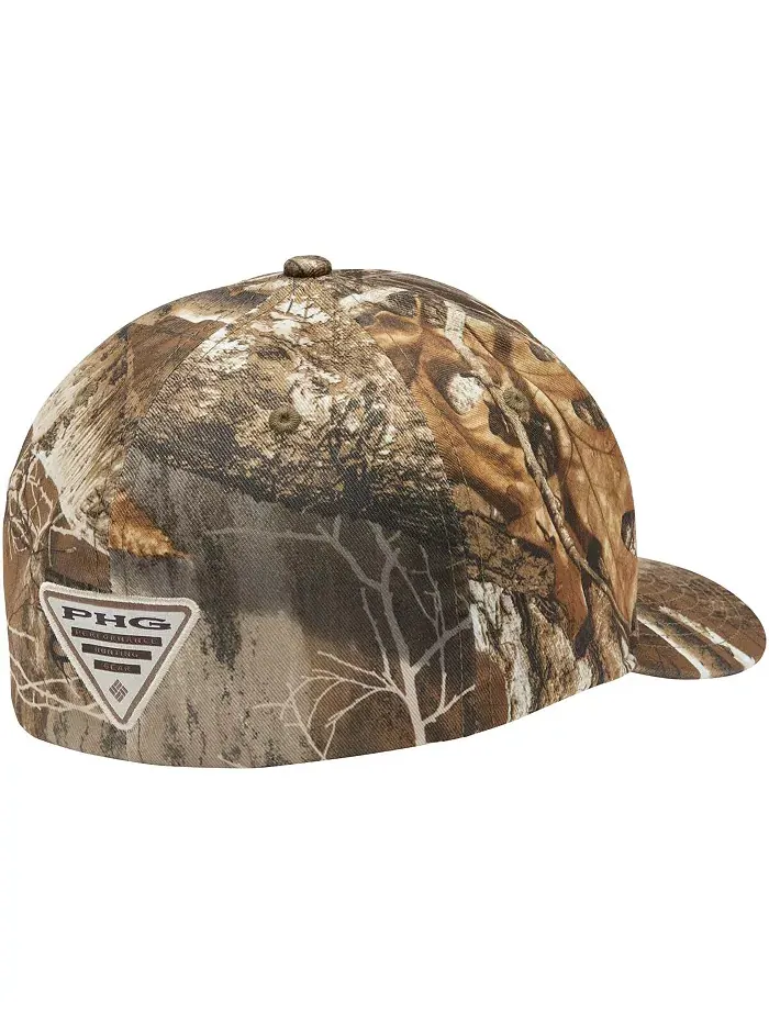 Мужская и женская кепка Realtree Camo Michigan State Spartans Mossy Oak Bottomland Flex Columbia — изображение 2 из 2