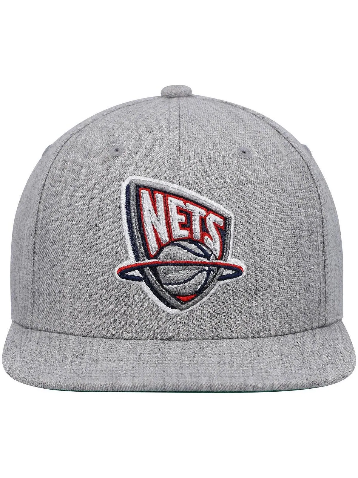 Мужская серая бейсболка New Jersey Nets Hardwood Classics Team 2.0 Snapback с оттенком серого цвета — изображение 2 из 3