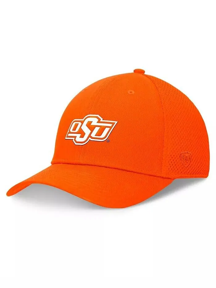 Мужская оранжевая кепка Oklahoma State Cowboys Spacer Flex Top of the World — изображение 1 из 4