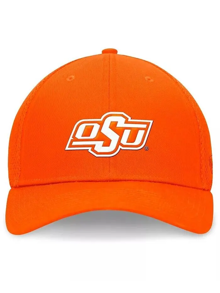 Мужская оранжевая кепка Oklahoma State Cowboys Spacer Flex Top of the World — изображение 2 из 4