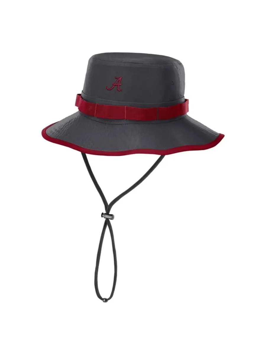 Кепка-бони с полями Nike Alabama Crimson Tide 2026 Sideline Apex, Anthracite Crimson — изображение 1 из 2