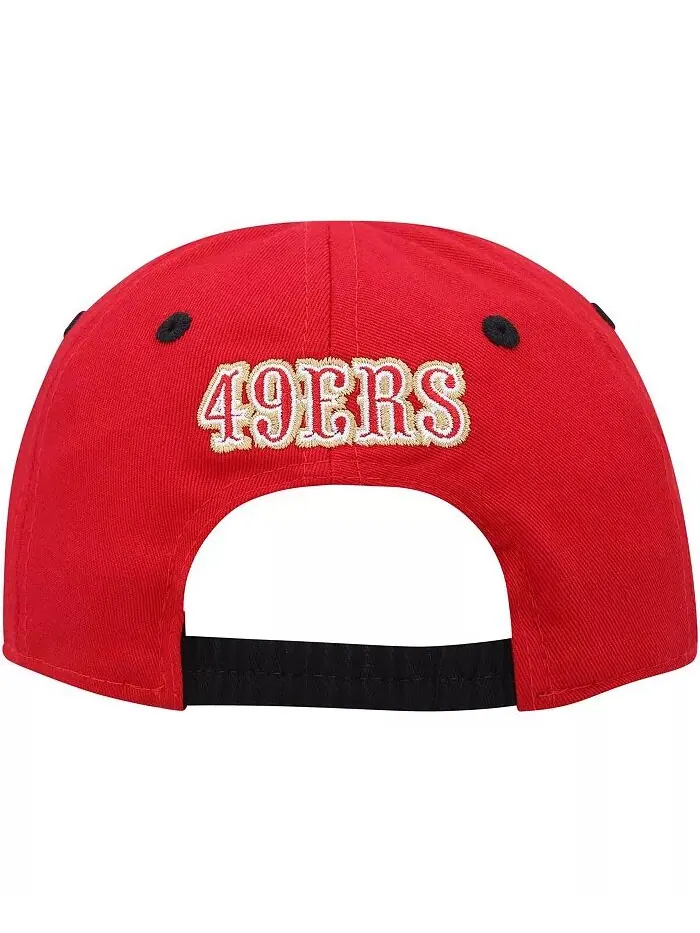 Шапка-ушанка Slouch Flex для мальчиков и девочек Scarlet San Francisco 49ers Team Outerstuff — изображение 4 из 4