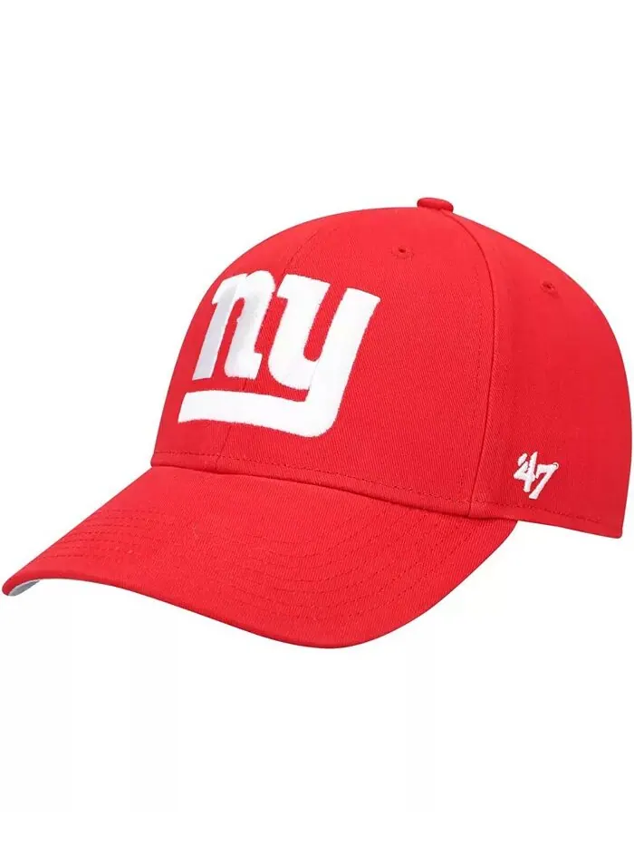 Мальчики Красный New York Giants Базовый Вторичный MVP Регулируемая Кепка '47 Brand — изображение 1 из 4