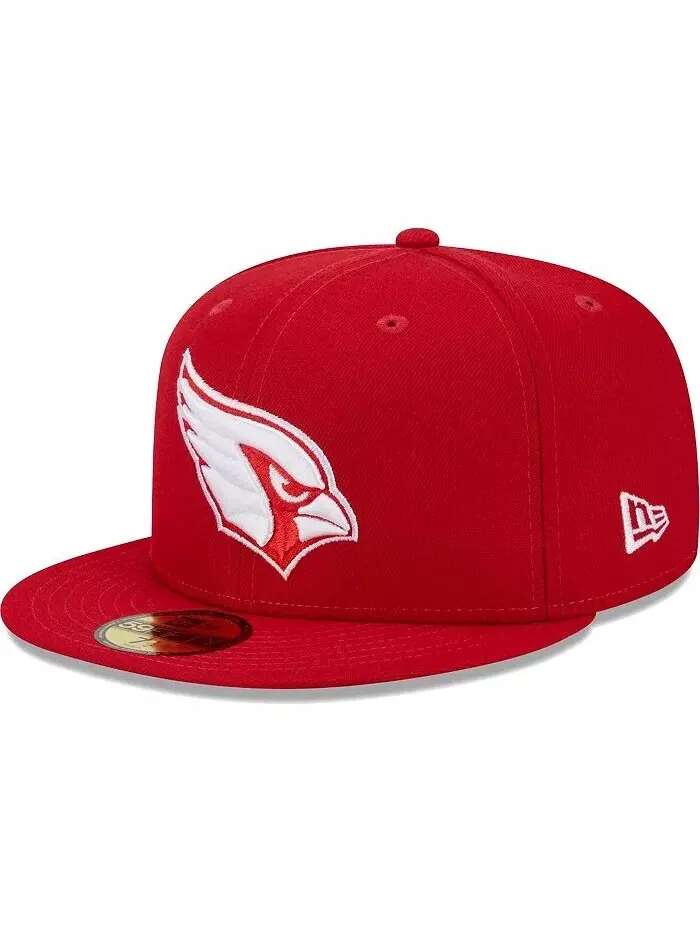 Мужская алая шапка Arizona Cardinals 2006 Inaugural Season Main Patch 59FIFTY Fitted Hat New Era — изображение 3 из 4