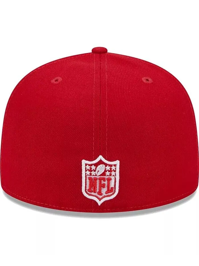 Мужская алая шапка Arizona Cardinals 2006 Inaugural Season Main Patch 59FIFTY Fitted Hat New Era — изображение 4 из 4