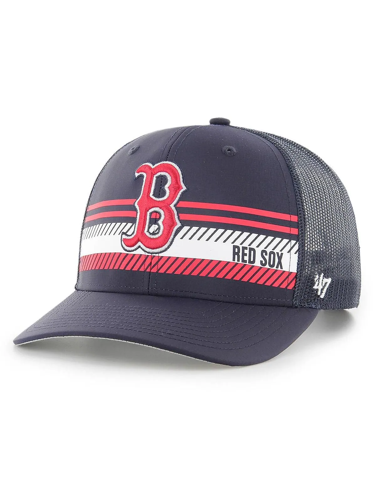 Мужская темно-синяя кепка Boston Red Sox Cumberland Trucker Snapback '47 '47 Brand — изображение 1 из 2, темно-синий