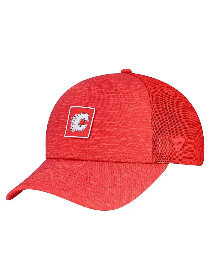 Женская бейсболка Calgary Flames Pro Authentic с регулируемой застежкой, красная Fanatics — изображение 1 из 4