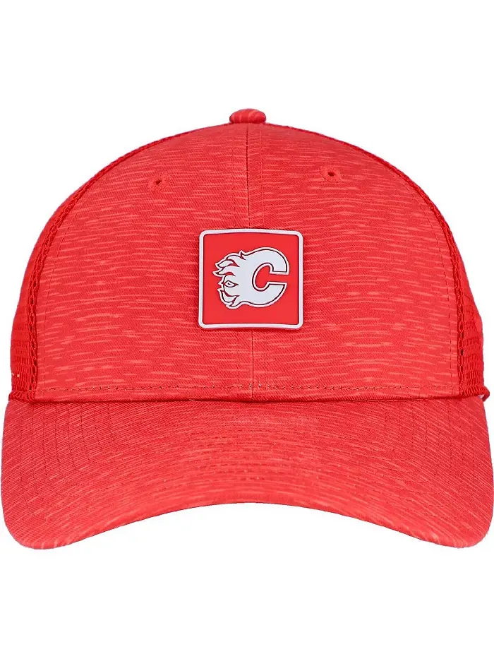 Женская бейсболка Calgary Flames Pro Authentic с регулируемой застежкой, красная Fanatics — изображение 2 из 4