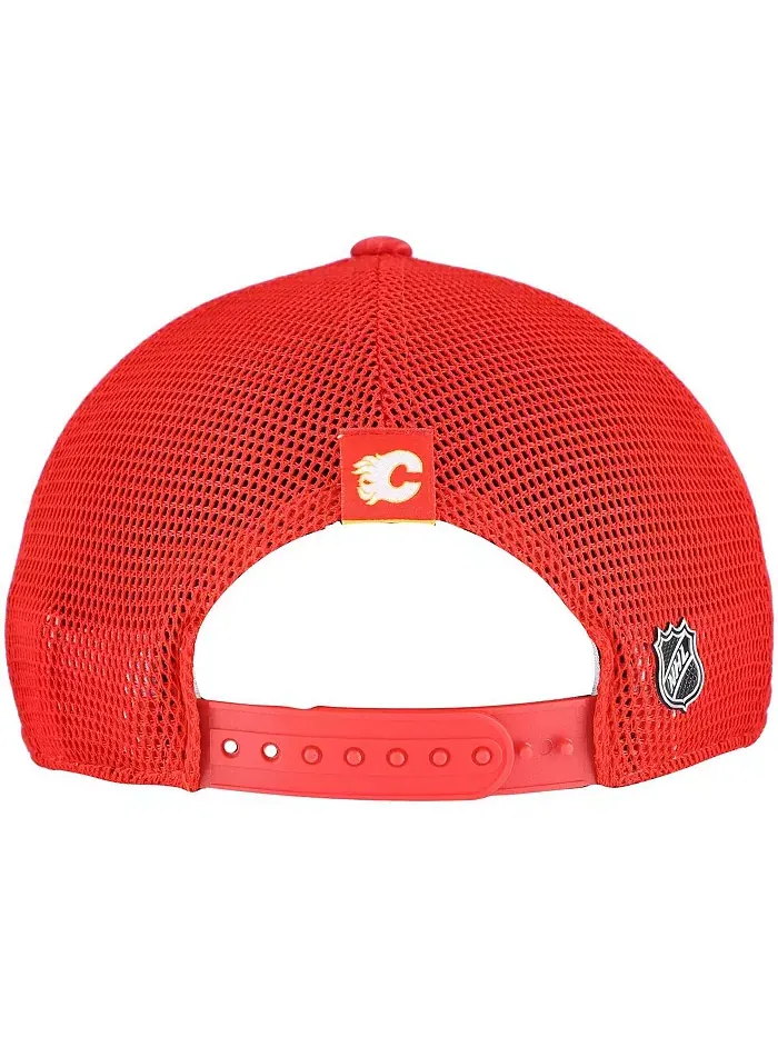Женская бейсболка Calgary Flames Pro Authentic с регулируемой застежкой, красная Fanatics — изображение 4 из 4