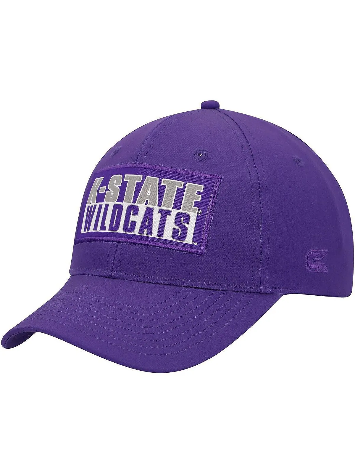 Мужская фиолетовая кепка Kansas State Wildcats Positraction Snapback Colosseum — изображение 1 из 4, фиолетовый