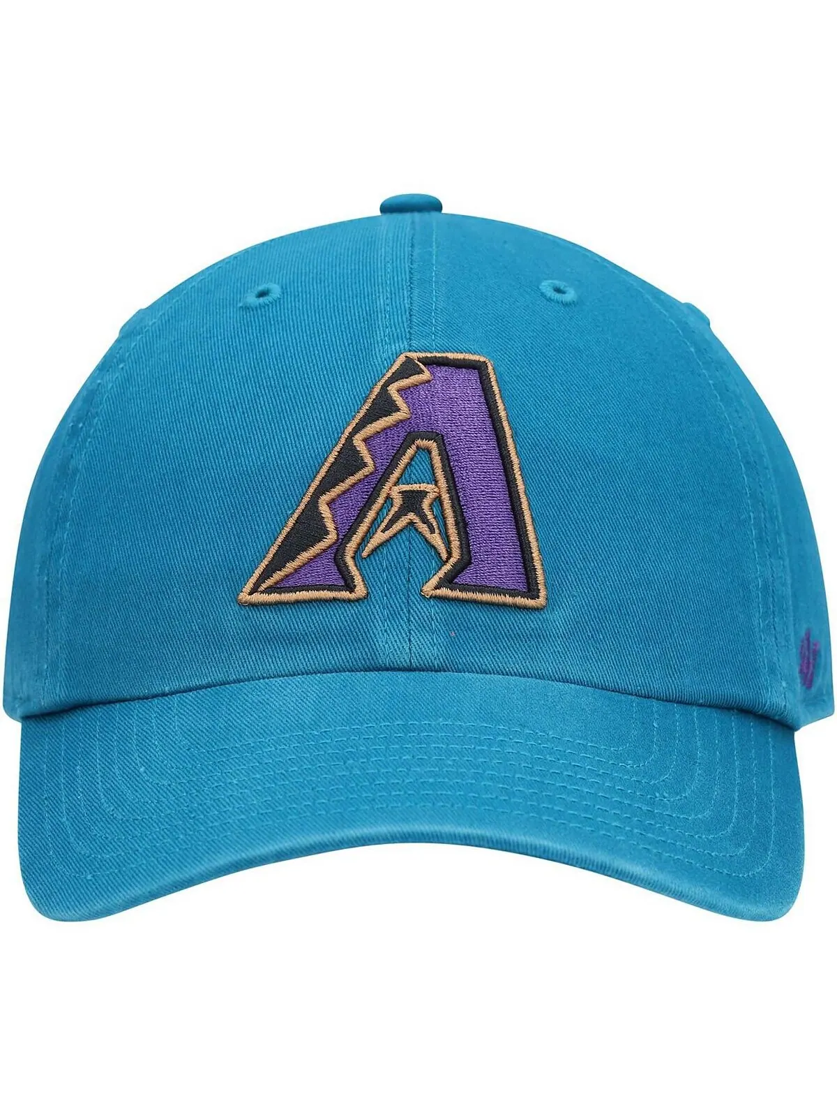 Мужская бирюзовая регулируемая шляпа с логотипом Arizona Diamondbacks Cooperstown Collection Clean — изображение 2 из 4