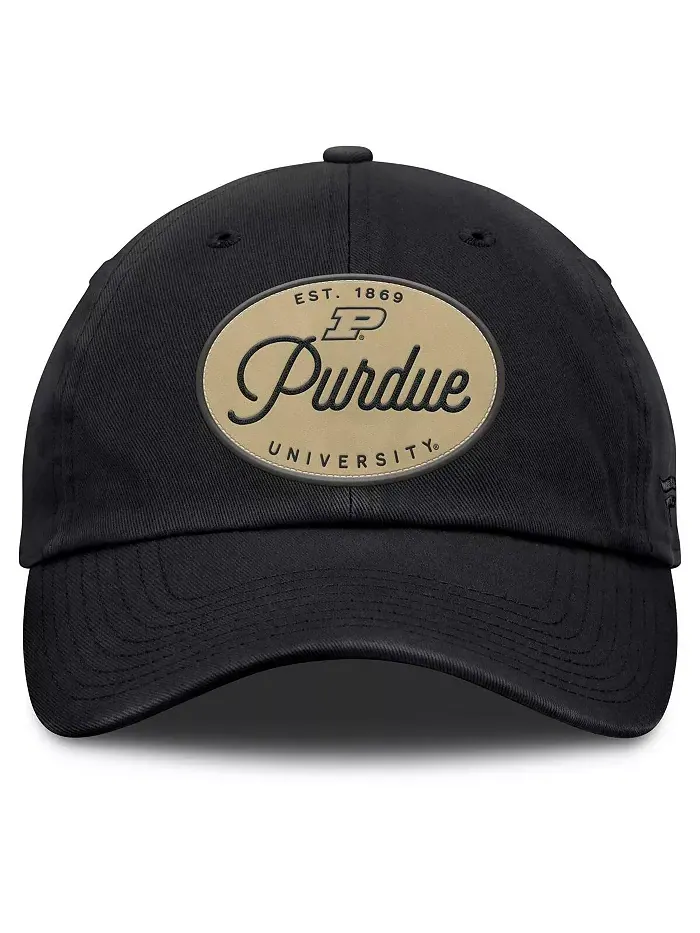Женская черная регулируемая шляпа Purdue Boilermakers Candid Fanatics — изображение 2 из 4