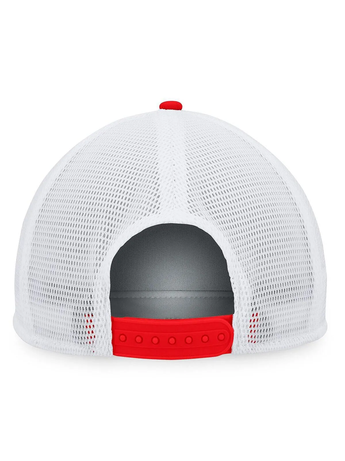 Мужская красно-белая кепка Washington Nationals Foam Trucker Snapback Majestic — изображение 2 из 2, красный белый
