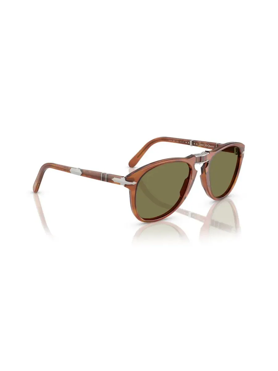 Мужские поляризованные солнцезащитные очки Steve McQueen, PO0714SM Persol, Terra Di Siena — изображение 8 из 9