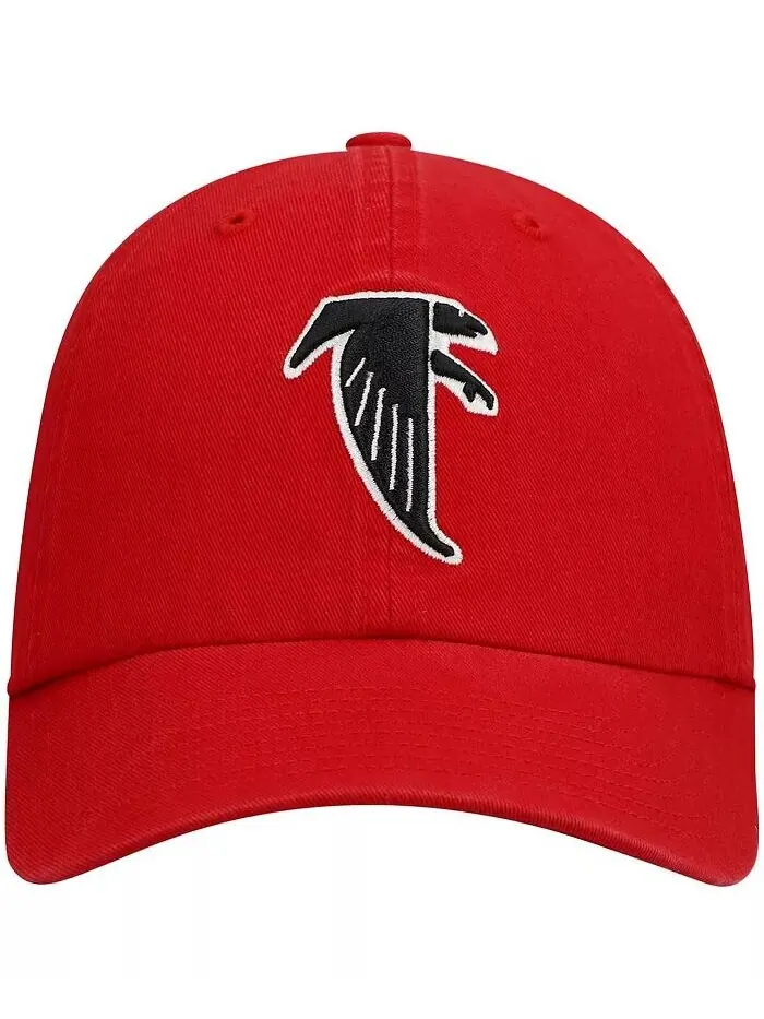Мужская регулируемая кепка Red Atlanta Falcons '47 Clean Up Legacy '47 Brand — изображение 2 из 4