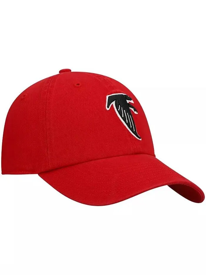 Мужская регулируемая кепка Red Atlanta Falcons '47 Clean Up Legacy '47 Brand — изображение 3 из 4