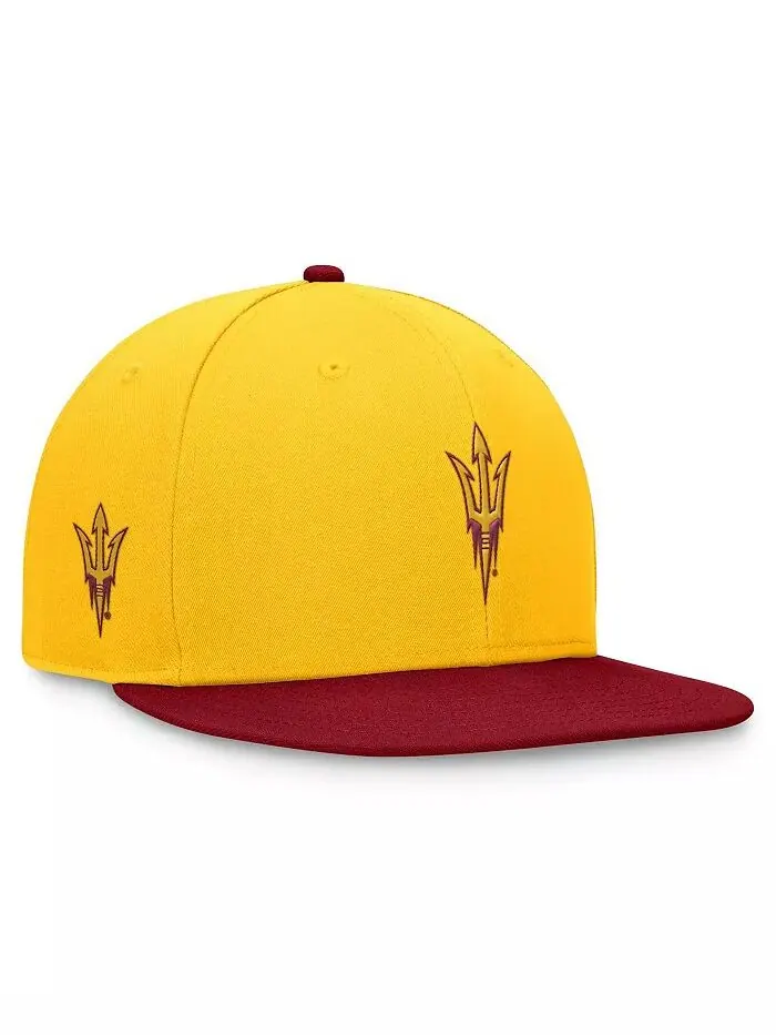 Мужская золотая/бордовая двухцветная кепка Arizona State Sun Devils Rally Top of the World — изображение 3 из 4