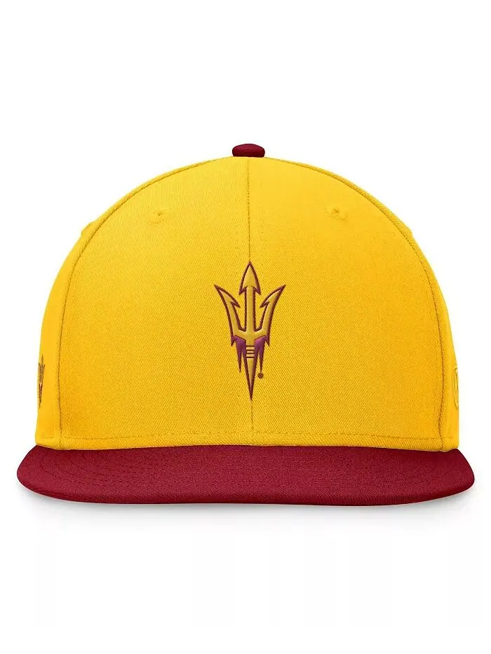 Мужская золотая/бордовая двухцветная кепка Arizona State Sun Devils Rally Top of the World — изображение 4 из 4