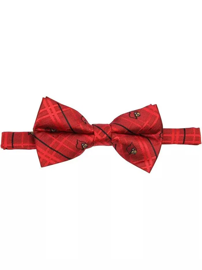 Мужской красный оксфордский галстук-бабочка Louisville Cardinals Eagles Wings — изображение 1 из 2
