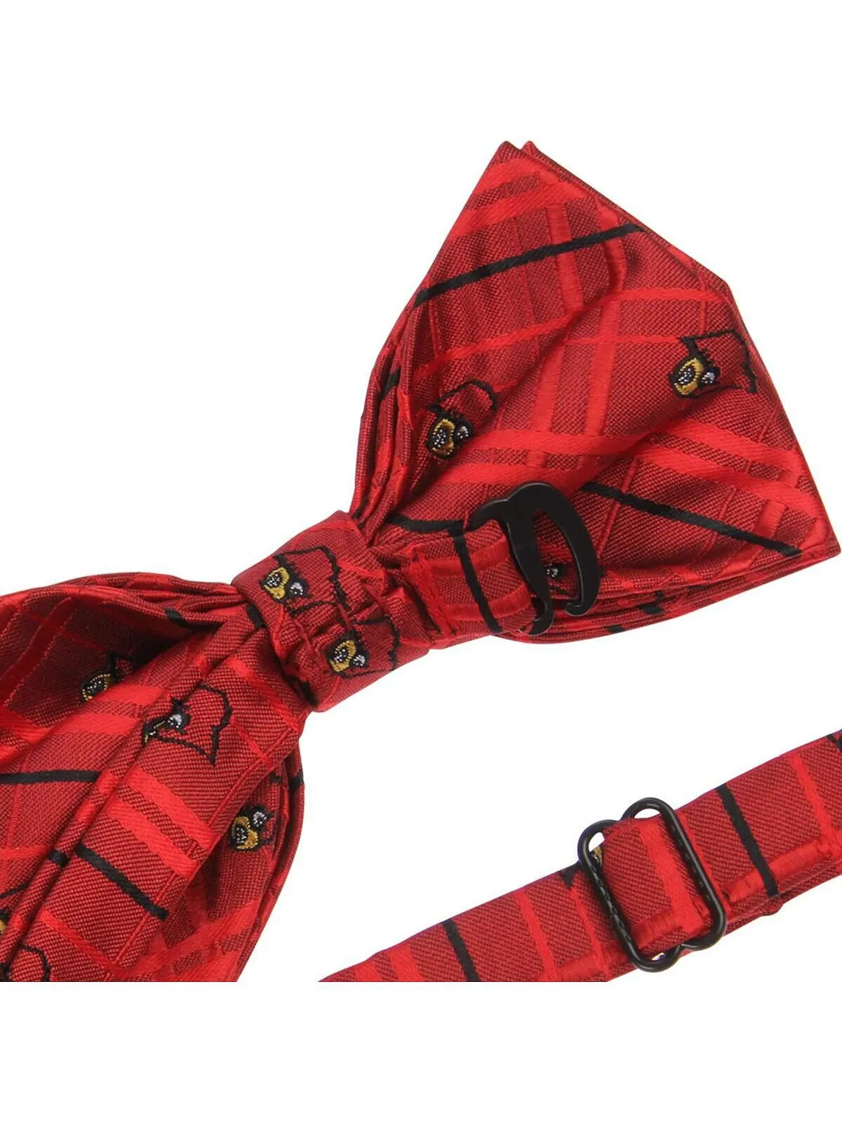 Мужской красный оксфордский галстук-бабочка Louisville Cardinals Eagles Wings — изображение 2 из 2