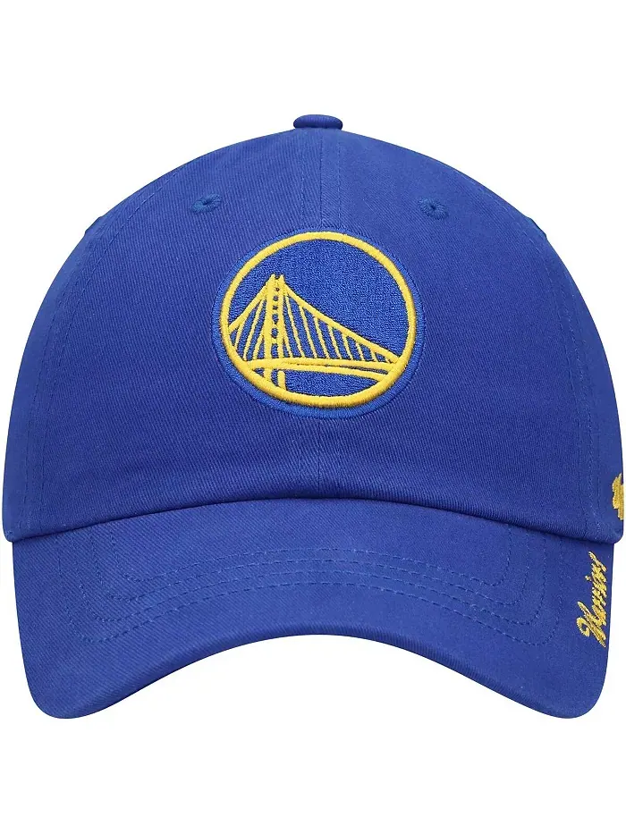 Женская регулируемая кепка Royal Golden State Warriors Miata Clean Up Logo '47 Brand — изображение 2 из 4
