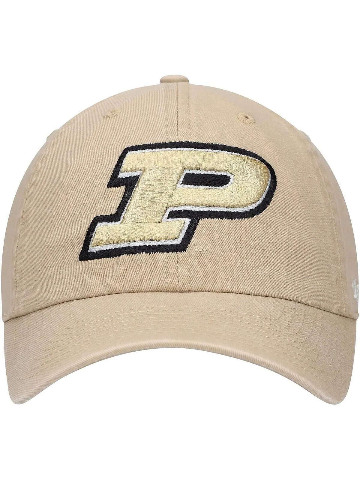 Мужская регулируемая шапка цвета хаки Purdue Boilermakers Clean Up '47 Brand — изображение 2 из 2