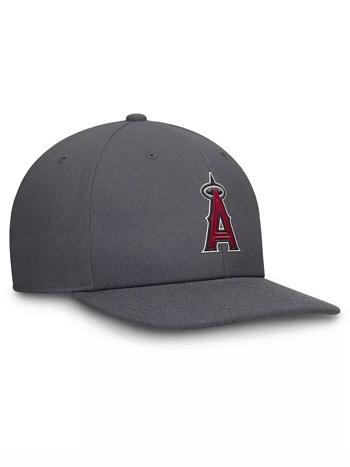 Мужская серая бейсболка Los Angeles Angels Pro Performance Snapback Nike — изображение 3 из 4