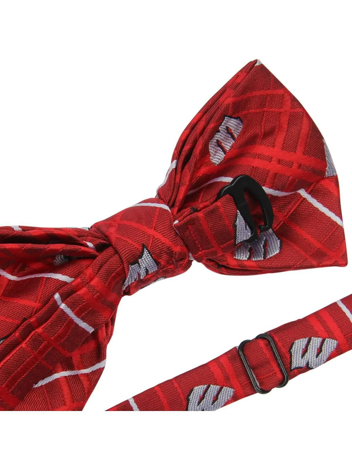 Мужской оксфордский галстук-бабочка Red Wisconsin Badgers Eagles Wings — изображение 2 из 2, красный