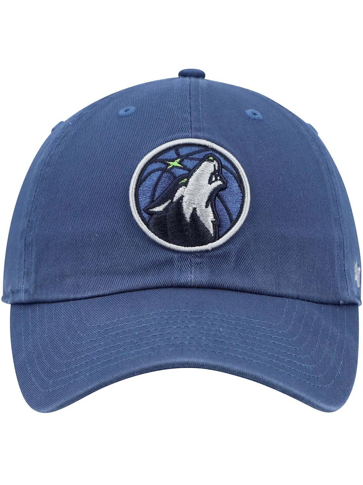 Мужская кепка '47 Brand Minnesota Timberwolves Team Clean Up — изображение 2 из 4, темно-синий