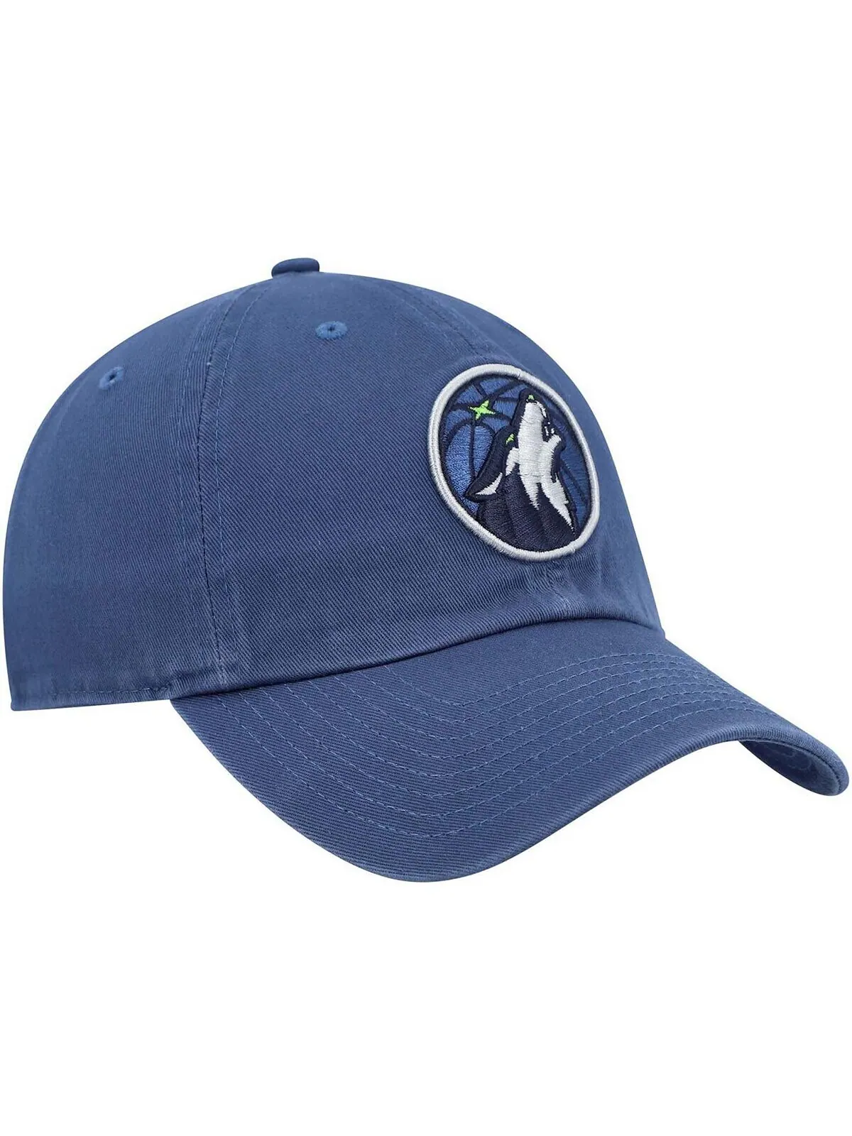 Мужская кепка '47 Brand Minnesota Timberwolves Team Clean Up — изображение 3 из 4, темно-синий