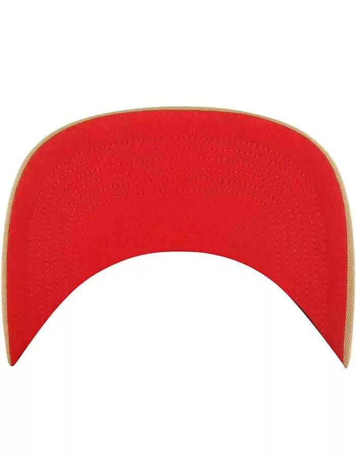 Мужская бежевая бейсболка Chicago Bulls Barnes Hitch Adjustable '47 Brand — изображение 4 из 4