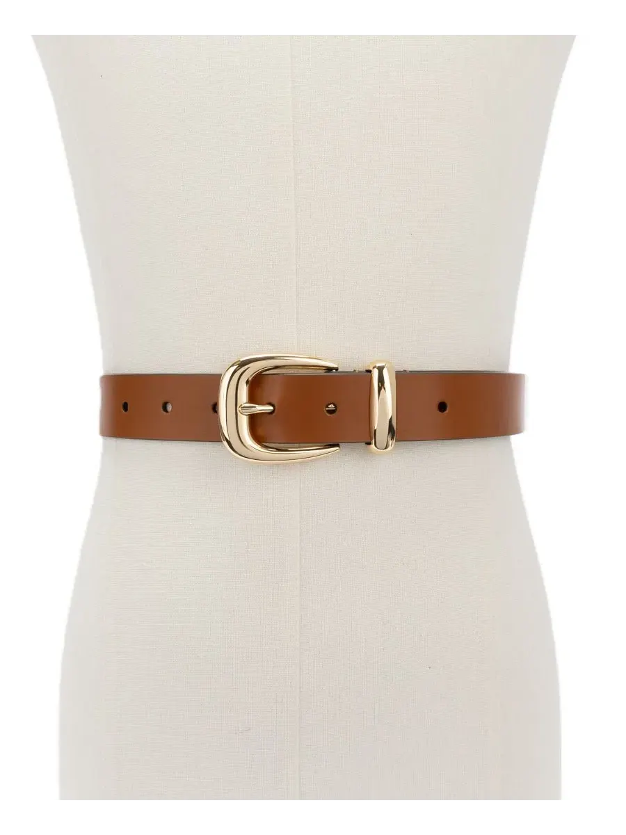 Женский кожаный пояс с пряжкой-скульптурой Molten Buckle and Loop Belt kate spade new york — изображение 4 из 5