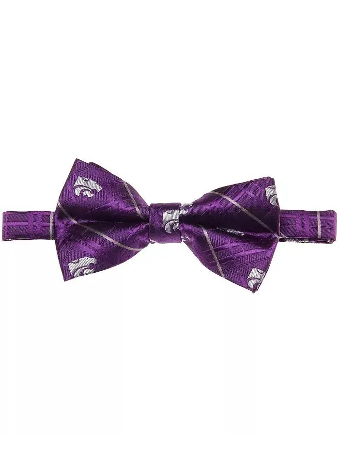 Мужской фиолетовый оксфордский галстук-бабочка Kansas State Wildcats Eagles Wings — изображение 1 из 2
