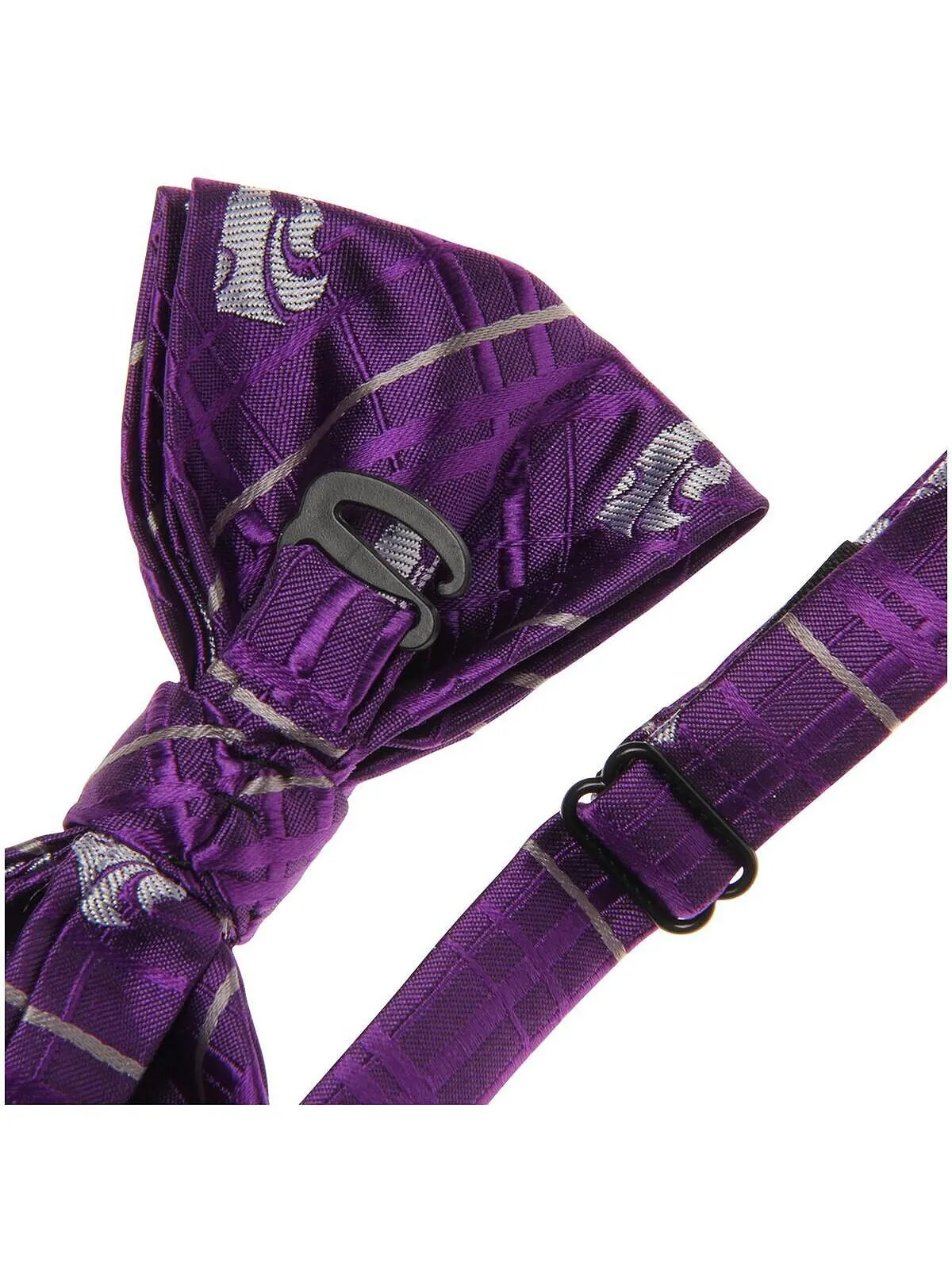 Мужской фиолетовый оксфордский галстук-бабочка Kansas State Wildcats Eagles Wings — изображение 2 из 2