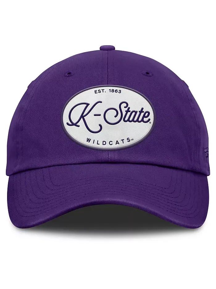 Женская фиолетовая кепка Kansas State Wildcats Candid Adjustable Fanatics — изображение 2 из 4