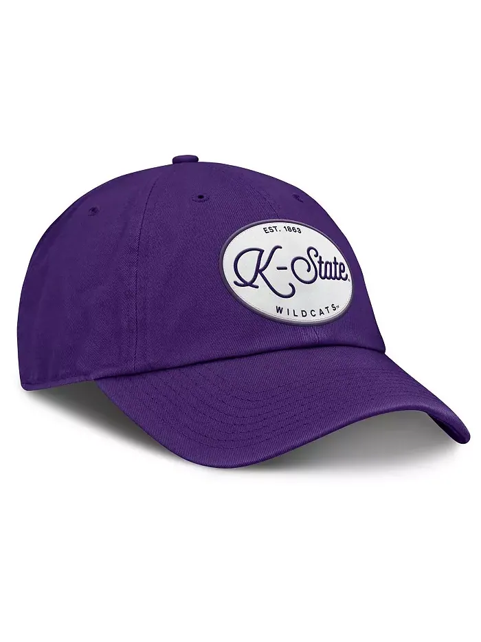 Женская фиолетовая кепка Kansas State Wildcats Candid Adjustable Fanatics — изображение 3 из 4