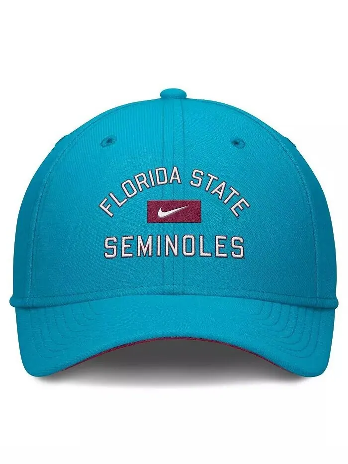 Мужская бирюзовая кепка Florida State Seminoles Swoosh Flex Nike — изображение 2 из 4